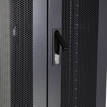 22U Floor Standing Glass Door Rack 600×600 