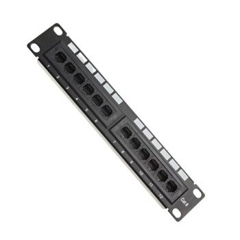Cat-6 UTP Patch Panel 12 Port 
