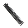 Cat-6 UTP Patch Panel 12 Port 