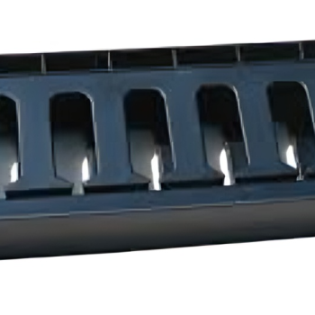 Synthetic Wire Manager 1U Front 