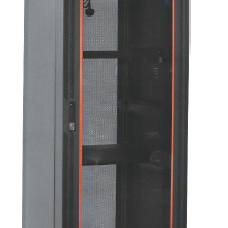 22U Floor Standing Glass Door Rack 600×600 