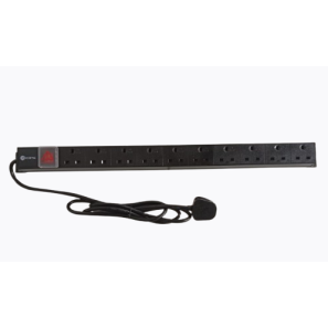 1U UK Type PDU 10 Port BS1363 – 13AMP 