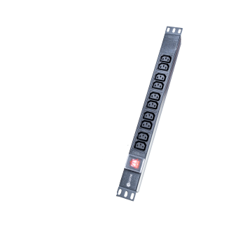 1U Back-to-Back PDU 10 Port IEC C13 – 13AMP