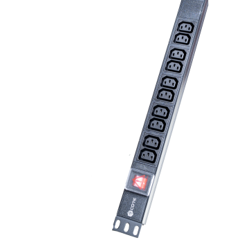 1U Back-to-Back PDU 10 Port IEC C13 – 13AMP
