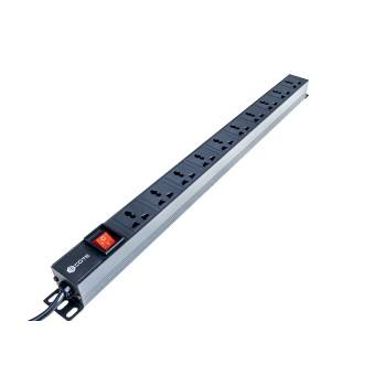 1U Universal PDU 10 Port – 13AMP 