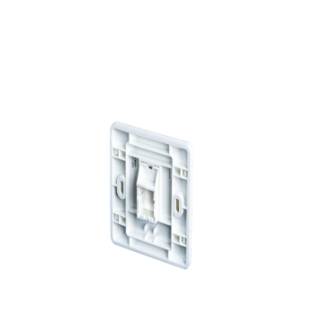 COTE UK Type Face Plate with Shutter – Single Port