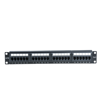 Cat-6 UTP Patch Panel  24 Port