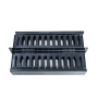 Synthetic Horizontal Wire Manager  1U 