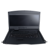 19" Standard Rack Mountable KVM Console with Integrated Switch 8 port 