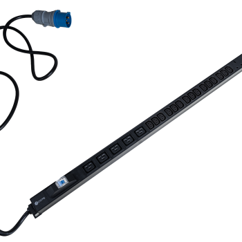 Back-to-Back Industrial PDU 24 Port (12C13+6C19+6UK) – 32AMP 