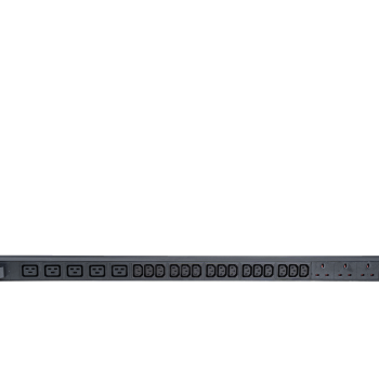 1U Industrial PDU 25 Port (15C13+5C19+5UK) – 32AMP with 1P Breaker 