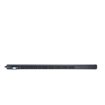 1U Industrial PDU 25 Port (15C13+5C19+5UK) – 32AMP with 1P Breaker 