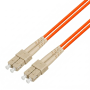 SC-SC Multi Mode Duplex Fiber Patch Cord - 10M 
