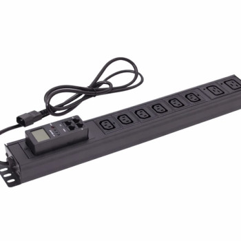 1U Smart Managed PDU 8 Port IEC C13 – 16AMP 