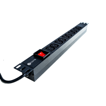 1U Back-to-Back PDU 10 Port IEC C13 – 13AMP