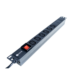 1U Back-to-Back PDU 6 Port IEC C13 – 13AMP 