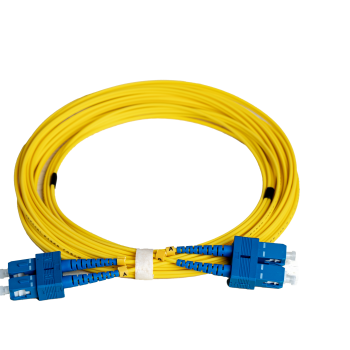 SC–SC Single Mode Duplex Fiber Patch Cord